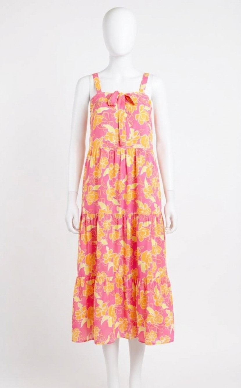 NEW MICHELLE MCDOWELL callie maxi dress in pinky promise
